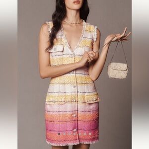 Maeve/Anthropologie Tweed Mini Dress (size US 4) NWT